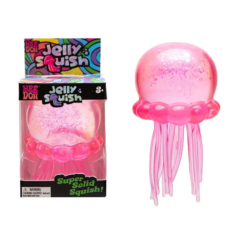 New Needoh Nice Cube Jellyfish Swinging Tentacles Sensory Toy