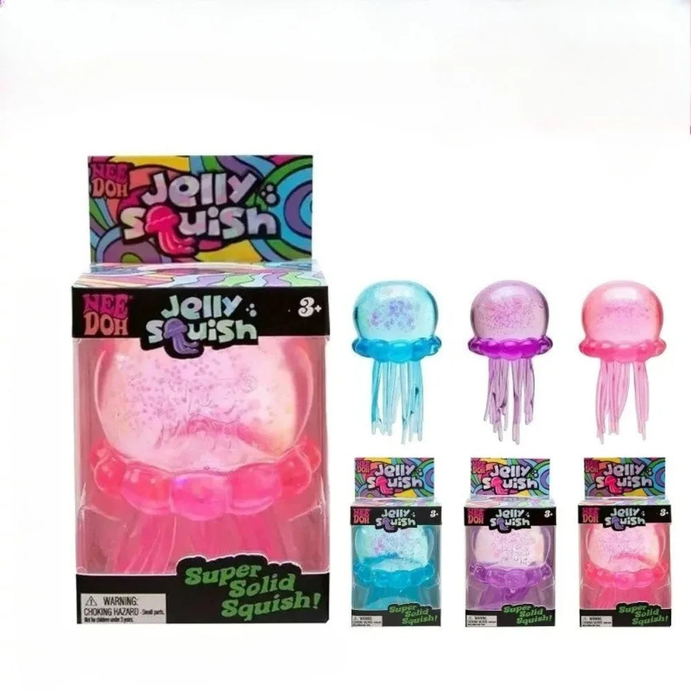 Schylling Needoh Fuzz Ball Jellyfish Squishy