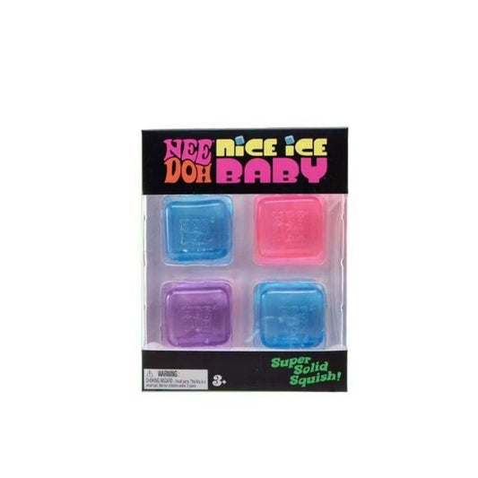 New Needoh 4Pcs Nice Ice Baby Shaped Sensory Toys Stress Relieving and Ventilating Toys by Sea