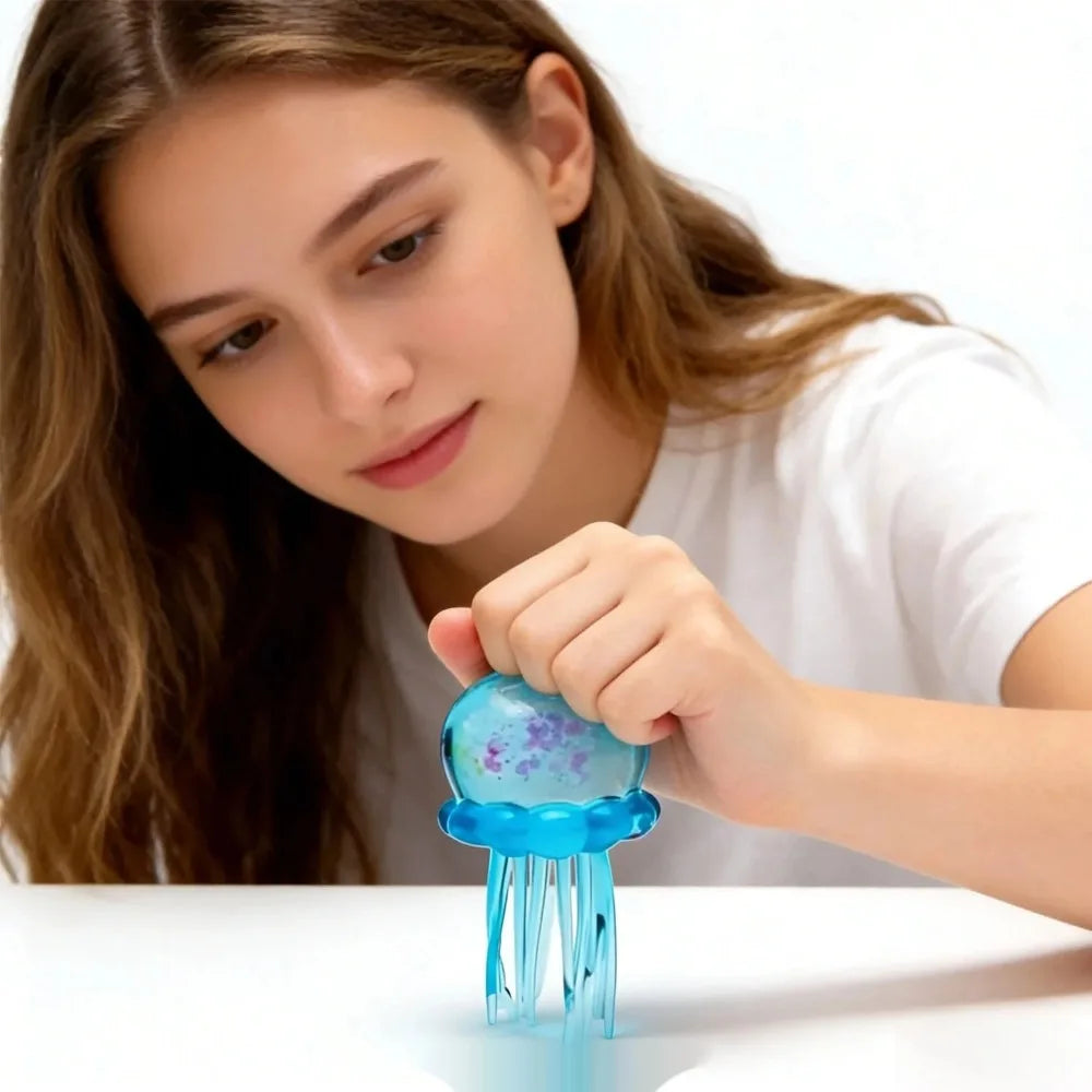 Schylling Needoh Fuzz Ball Jellyfish Squishy